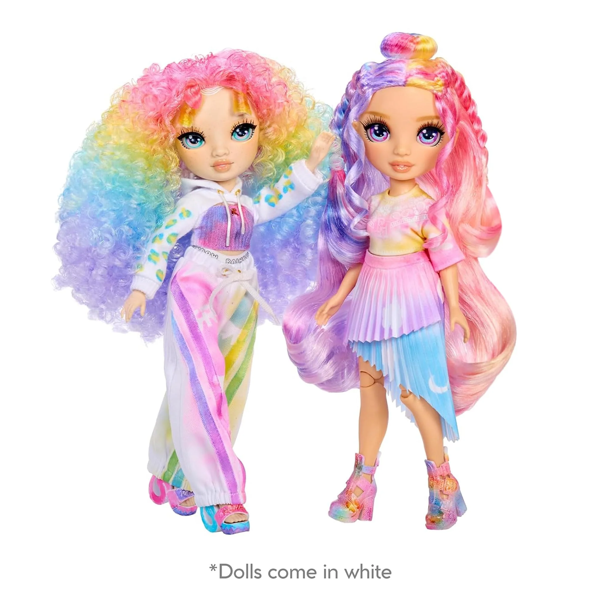 Rainbow High Air Brush & Create - 1 DIY Modepuppe mit Airbrush Market Kit, Abwaschbaren Regenbogen-Filzstiften Langen Haaren, Lila Augen, Kreatives Spiel für Kinder von 4 bis 12+ - Image 2