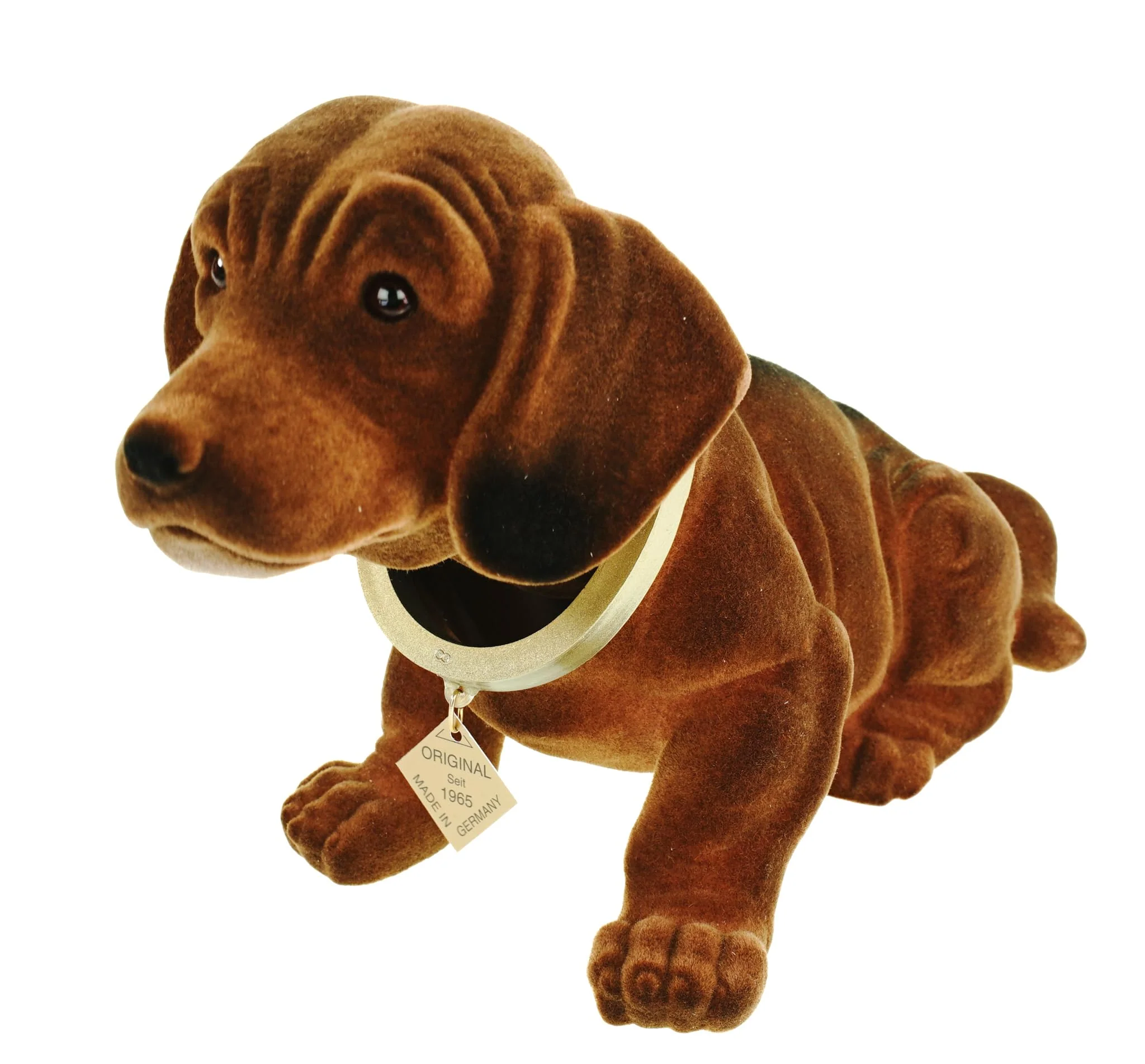 Rakso Oskar Schneider GmbH & Co. KG Original Rackso 100a Wackeldackel Wackelkopfhund Dackel Hund 29 cm Figur Made in Germany