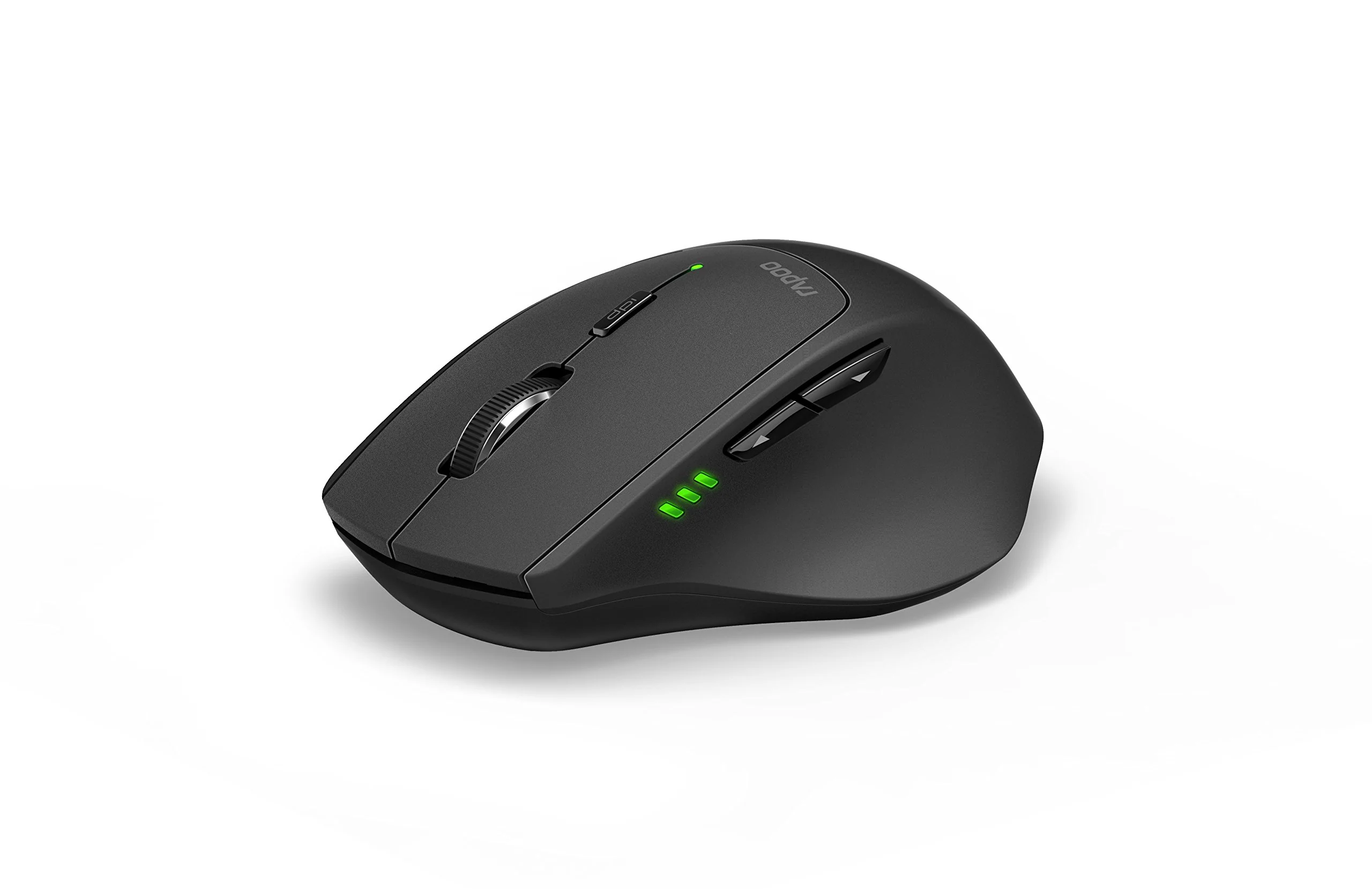 Rapoo 9500M kabelloses Tastatur-Maus Set Wireless Deskset 1600 DPI Sensor 12 Monate Batterielaufzeit flaches Aluminium Design DE-Layout QWERTZ PC & Mac - schwarz - Image 10