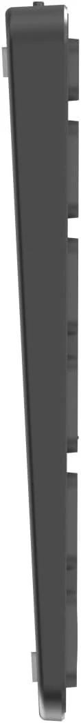 Rapoo 9700M kabelloses Tastatur-Maus Set Wireless Deskset 1600 DPI Sensor wiederaufladbarer Akku flaches Aluminium Design DE-Layout QWERTZ PC & Mac - dark grey