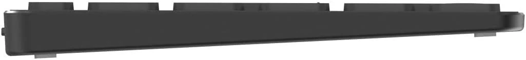 Rapoo E9600M kabellose Tastatur wireless Keyboard flaches Aluminium Design umweltfreundlicher wiederaufladbarer Akku DE-Layout QWERTZ PC & Mac - dark grey - Image 6