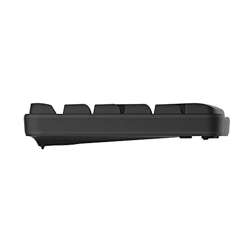 Rapoo NX1820 kabelgebundenes Tastatur-Maus Set Deskset 1600 DPI Sensor einfache Installation ergonomisch für Links- und Rechtshänder DE-Layout QWERTZ PC & Mac - schwarz - Image 2