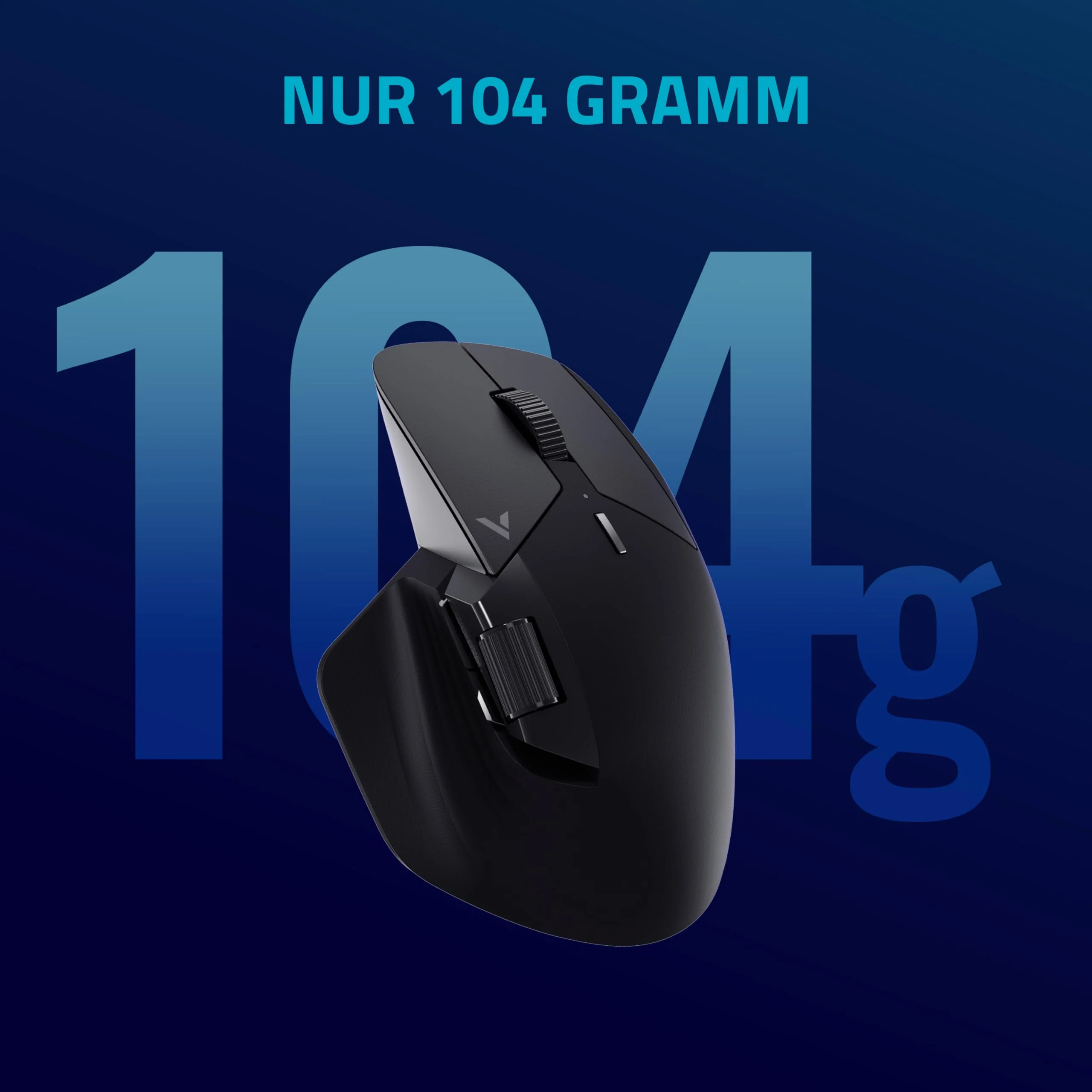 Rapoo VT0PRO kabellose 2,4 GHz High-Performance Gaming-Maus mit 26000 DPI optischem Sensor, 50 G Beschleunigung, 650 IPS, bis zu 160h Akkulaufzeit, PC/Mac - Schwarz - Image 2