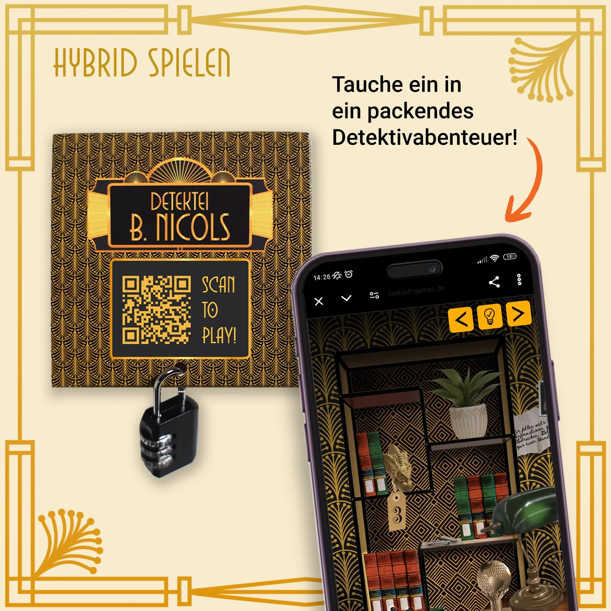 Rätselbox – Geschenkbox als Escape Room – Detektiv-Abenteuer für Zuhause – Geschenkidee als Rätsel – Perfekt für Rätselliebhaber, Gutscheine, Geldgeschenke & mehr - Image 5