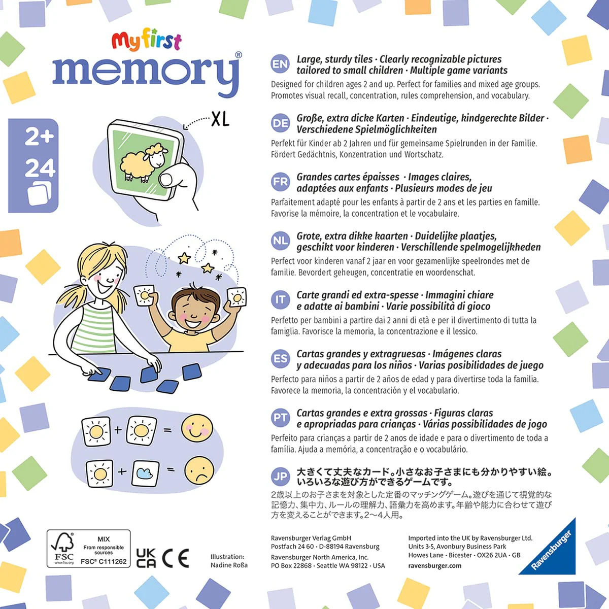 Ravensburger - 20878 - My First Memory® Fahrzeuge, Merk- und Suchspiel mit extra großen Bildkarten für Kinder ab 2 Jahren - Image 2