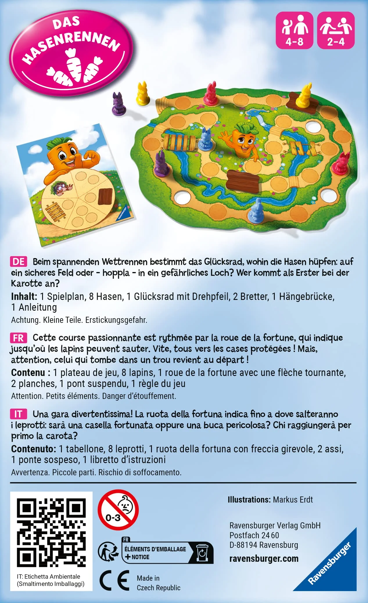 Ravensburger 20962 - Lotti Karotti, das Hasenrennen - Mitbringspiel für Kinder und Familien ab 4 Jahren - Image 2