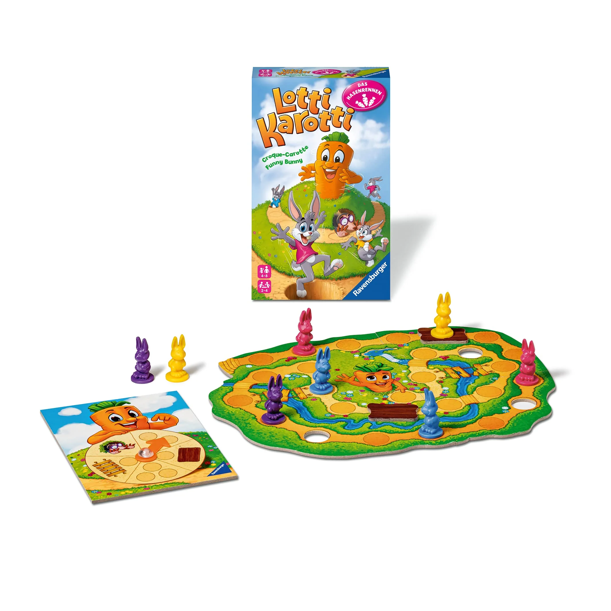 Ravensburger 20962 - Lotti Karotti, das Hasenrennen - Mitbringspiel für Kinder und Familien ab 4 Jahren - Image 3