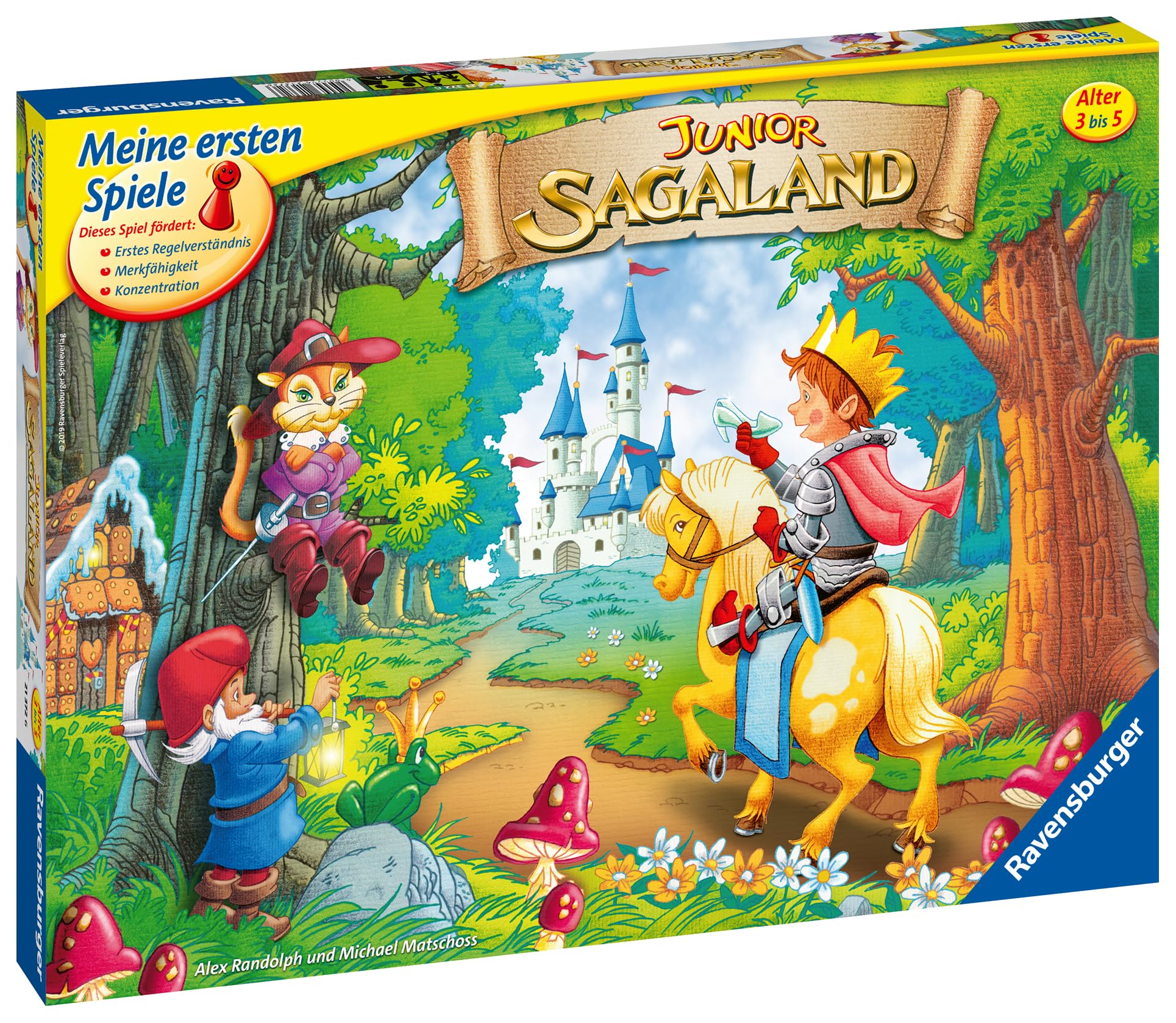 Ravensburger 21372 - Junior Sagaland - Kinderspiel, Junior Edition des Spieleklassikers für 2-4 Spieler ab 3 Jahren - Image 2