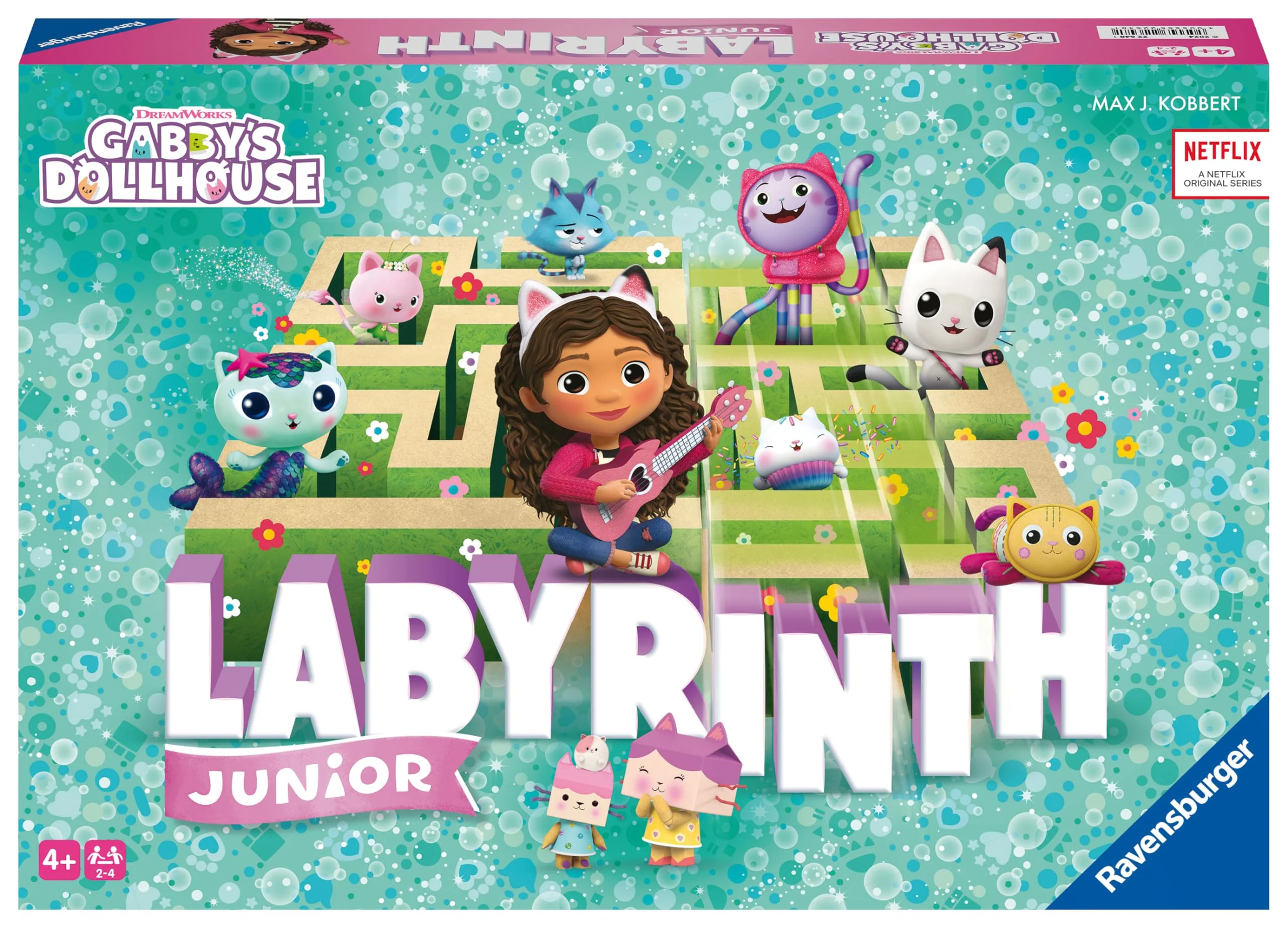 Ravensburger 22648 Gabby's Dollhouse Junior Labyrinth - Brettspiel-Klassiker als Junior Version für Fans der beliebten Serie, Gesellschaftsspiel für 2 bis 4 Spieler ab 4 Jahren - Image 7