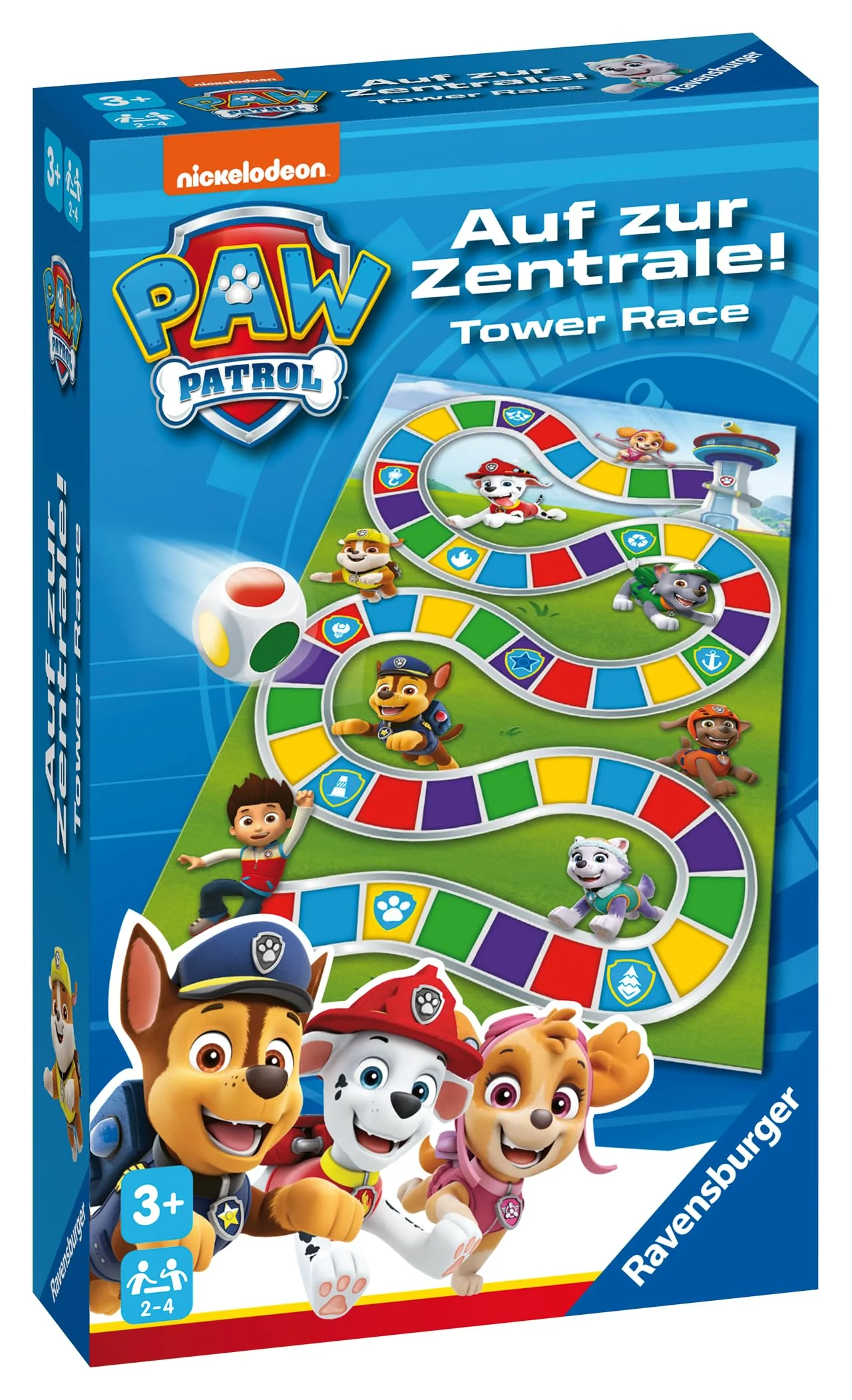 Ravensburger 22671 - Paw Patrol: Auf zur Zentrale! - Mitbringspiel für 2-4 Spieler ab 3 Jahren mit den Helfern auf Vier Pfoten aus der erfolgreichen Kinderserie Paw Patrol - Image 2