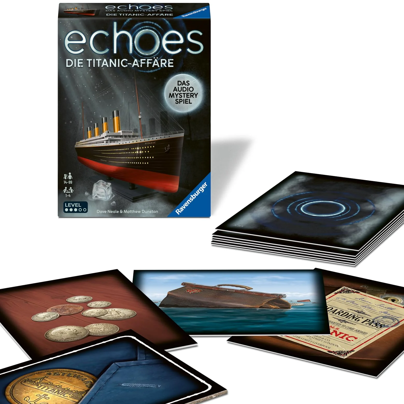 Ravensburger 24698 Echoes Die Titanic-Affäre - Audio Mystery Spiel ab 14 Jahren, Erlebnis-Spiel