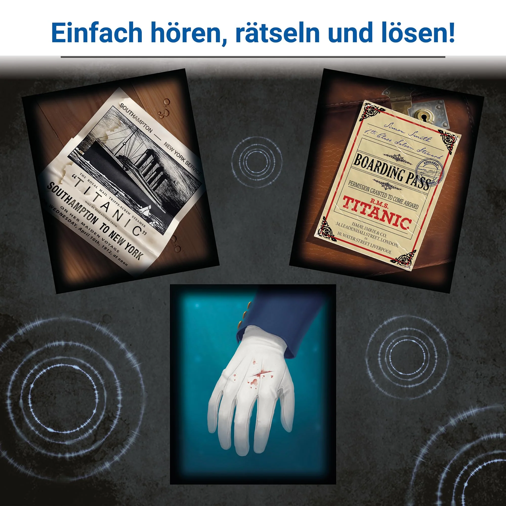 Ravensburger 24698 Echoes Die Titanic-Affäre - Audio Mystery Spiel ab 14 Jahren, Erlebnis-Spiel - Image 5