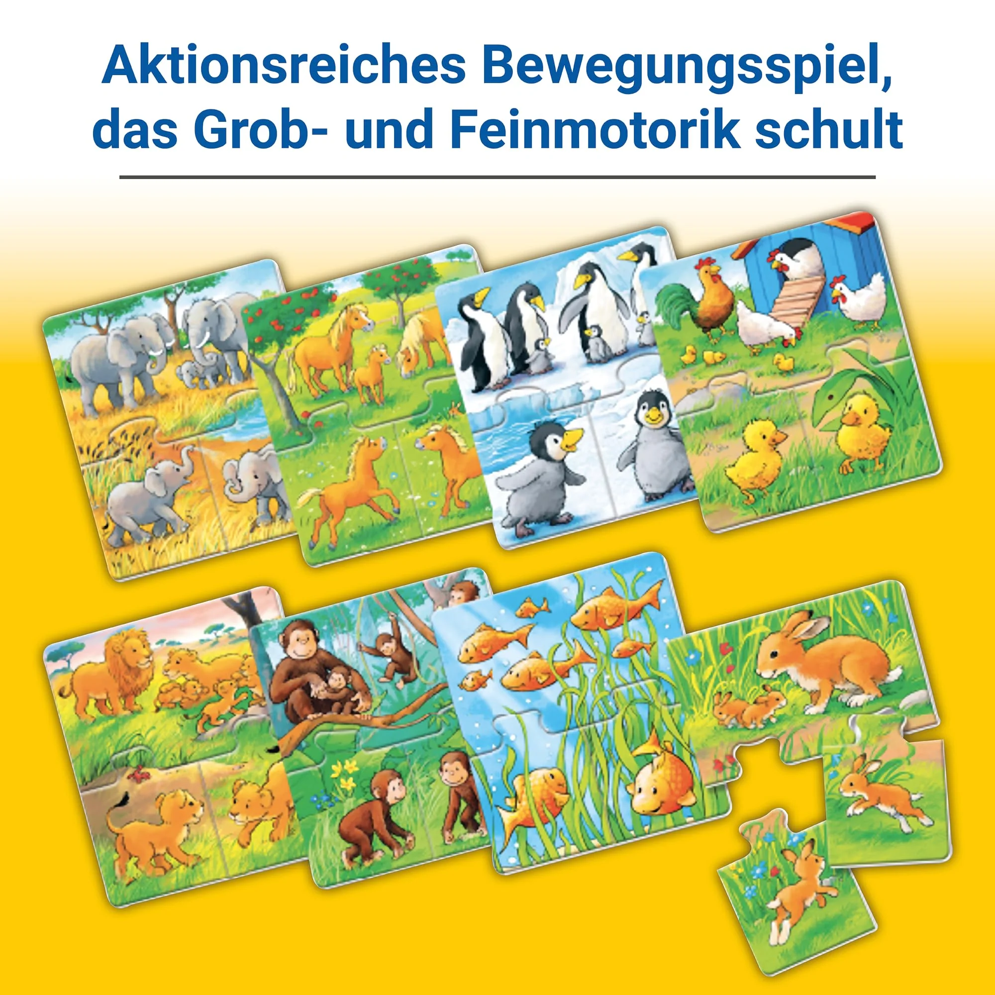 Ravensburger 24735 - Hase hüpf! - Bewegungsspiel für die Kleinen - Spiel für Kinder ab 2 Jahren, Spielend erstes Lernen für 1-4 Spieler - Geburtstagsgeschenke - Image 5