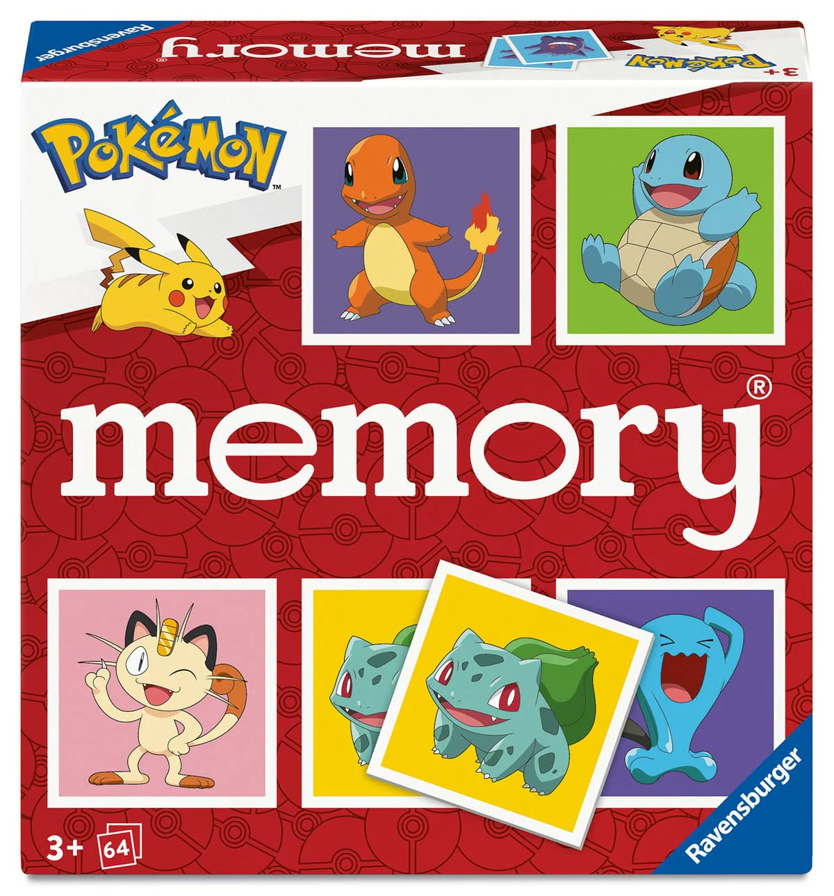 Ravensburger 24853 Memory® Pokémon - Das weltbekannte Gedächtnisspiel mit 32 Kartenpaaren, für 2-8 Pokémon-Fans ab 3 Jahren - Image 6