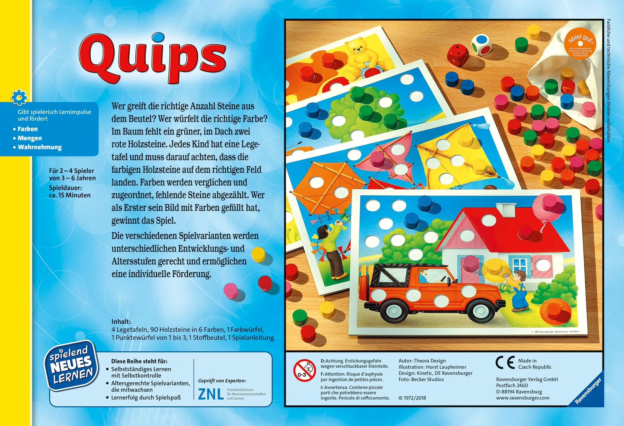 Ravensburger 24920 - Quips - Spielen und Lernen für Kinder, Lernspiel für Kinder von 3-6 Jahren, Spielend Neues Lernen für 2-4 Spieler - Image 3