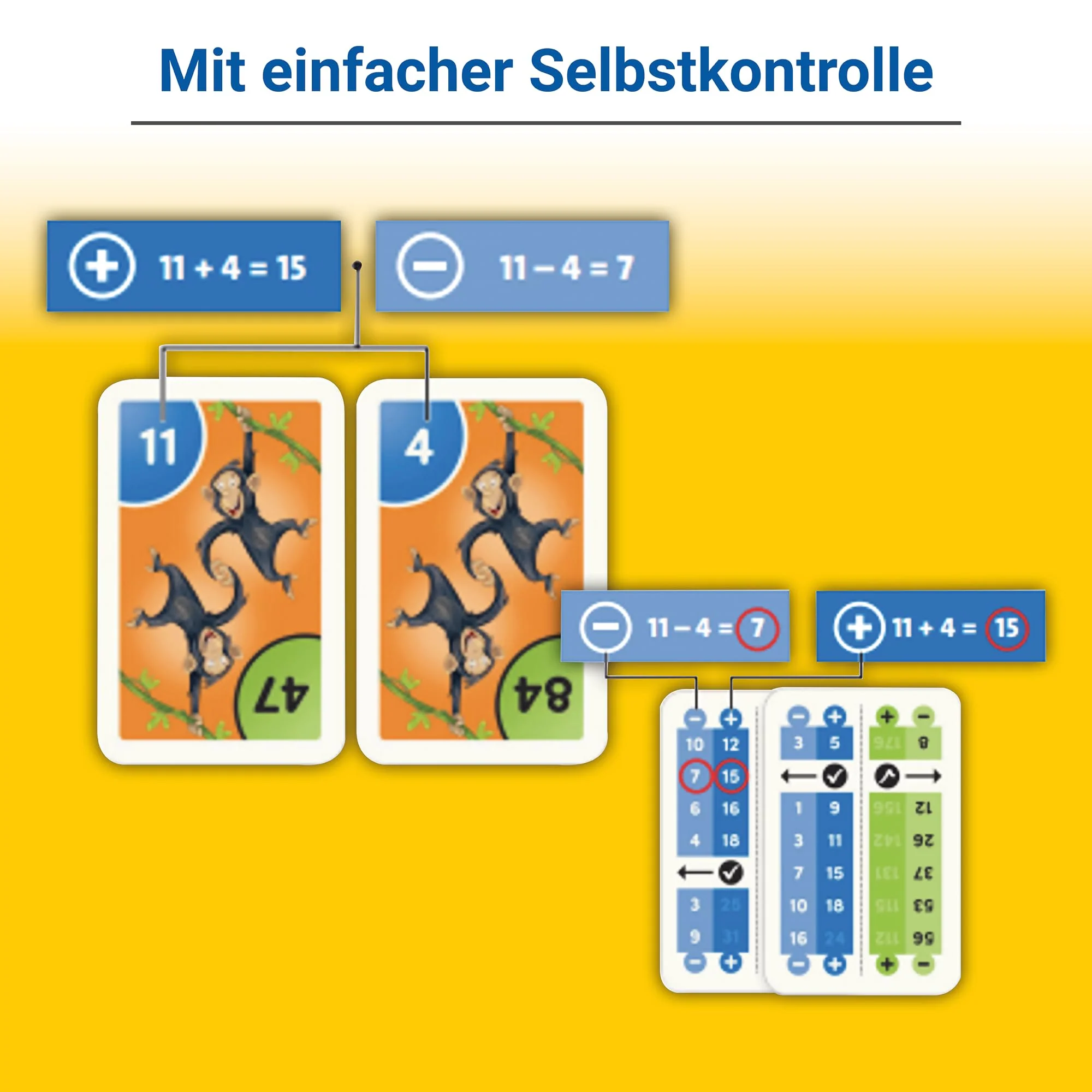 Ravensburger 24973 - Affenstarke Zahlen-Bande - Spielen und Lernen für Kinder von 6-10 Jahren, für 1-6 Spieler - Image 5