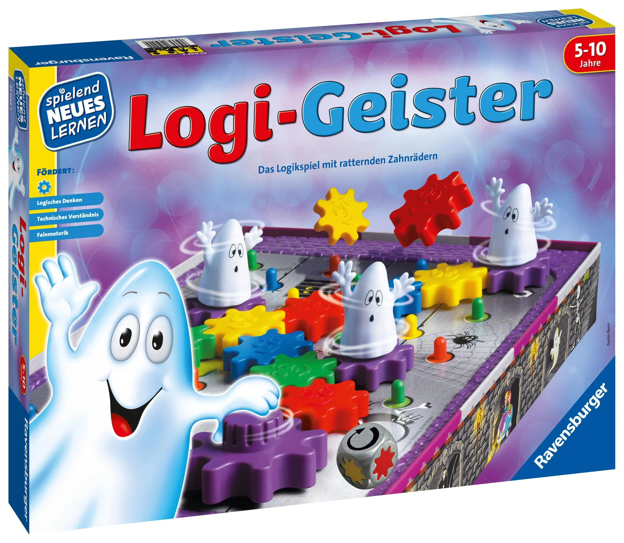 Ravensburger 25042 - Logi-Geister - Spielen und Lernen für Kinder, Lernspiel für Kinder von 5-10 Jahren, Spielend Neues Lernen für 2-4 Spieler - Image 2
