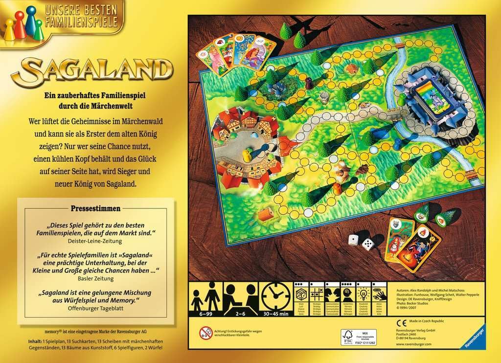 Ravensburger 26424 - Sagaland - Gesellschaftsspiel für Kinder und Erwachsene, 2-6 Spieler, ab 6 Jahren, Spiel des Jahres, die besten Familienspiele - Image 8