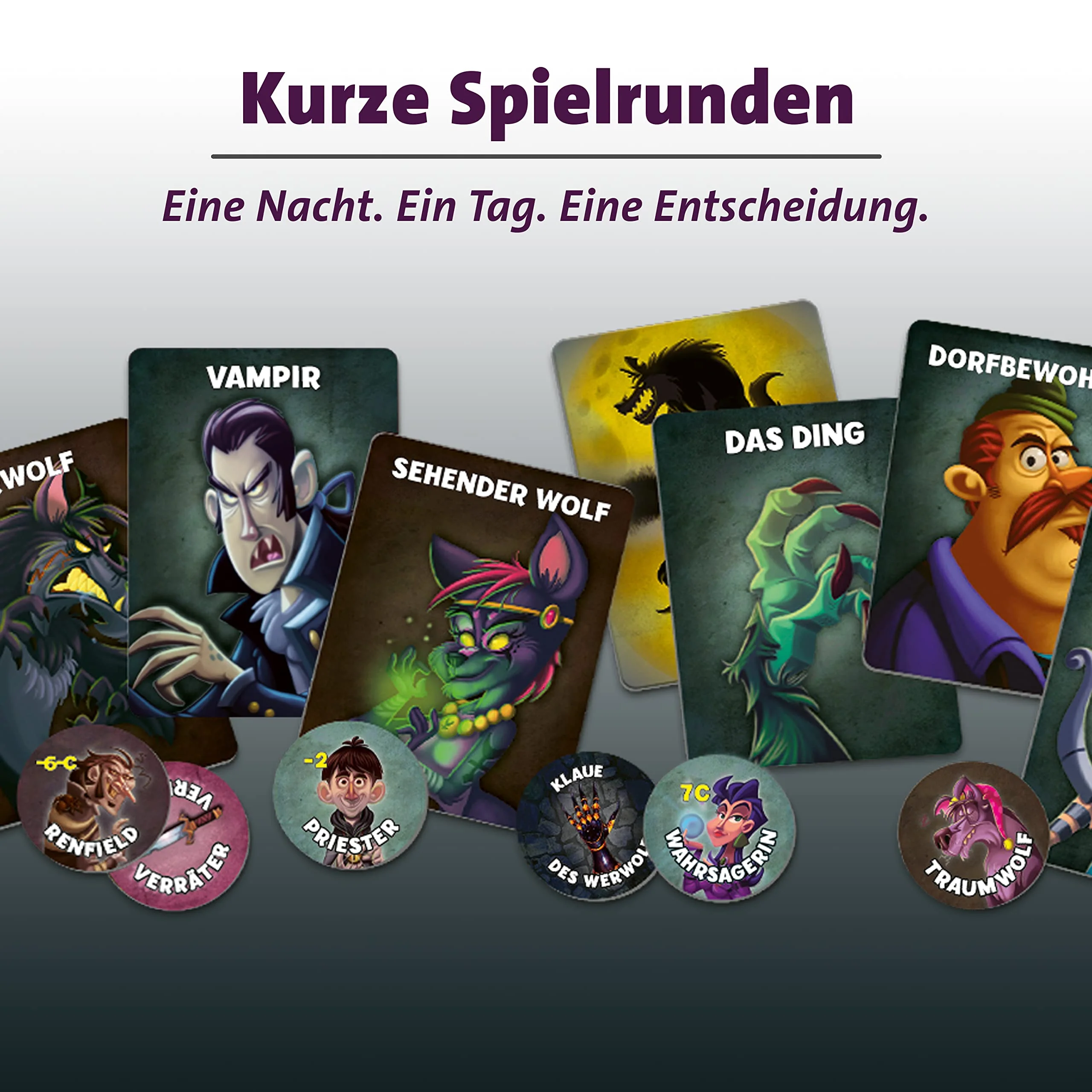 Ravensburger 26703 - Werwölfe - Vollmondnacht, Gesellschaftsspiel ab 9 Jahren, Actionsspiel für 3-10 Spieler, Spielereihe - Image 4