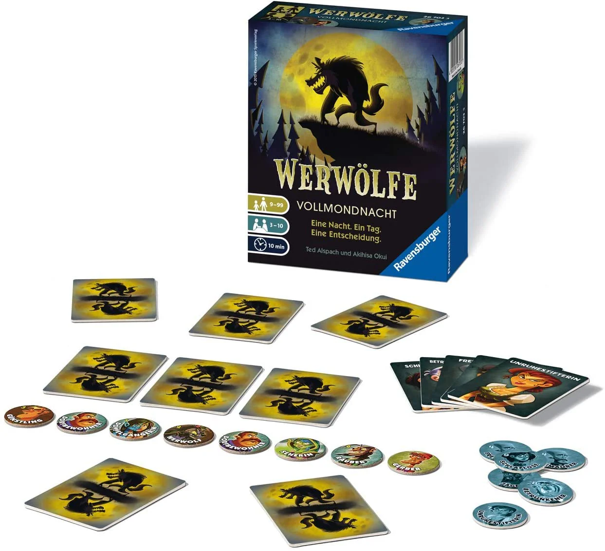 Ravensburger 26703 - Werwölfe - Vollmondnacht, Gesellschaftsspiel ab 9 Jahren, Actionsspiel für 3-10 Spieler, Spielereihe - Image 5