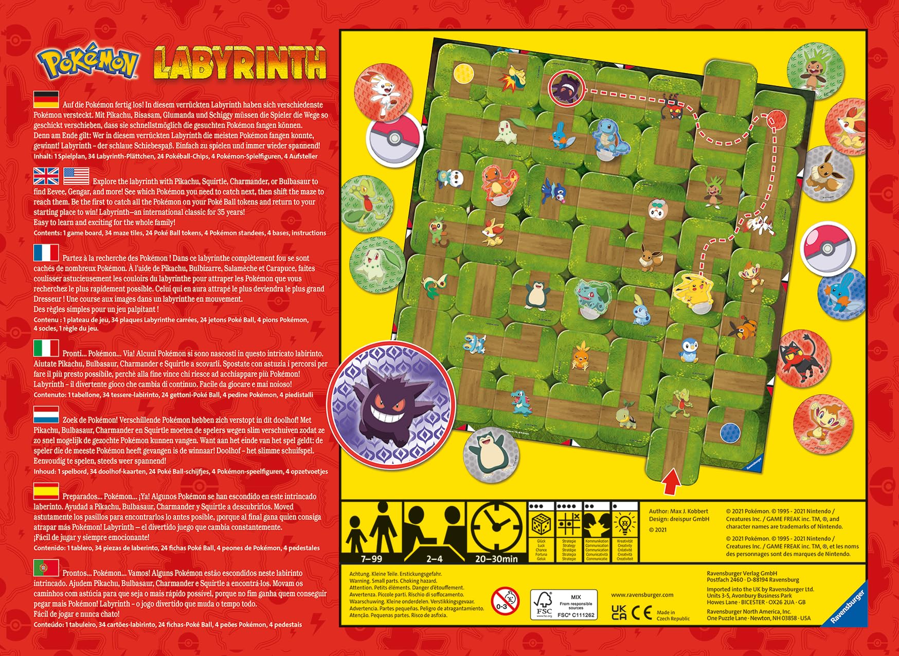 Ravensburger 26949 - Pokémon Labyrinth - Familienspiel für 2-4 Spieler ab 7 Jahren - Image 3