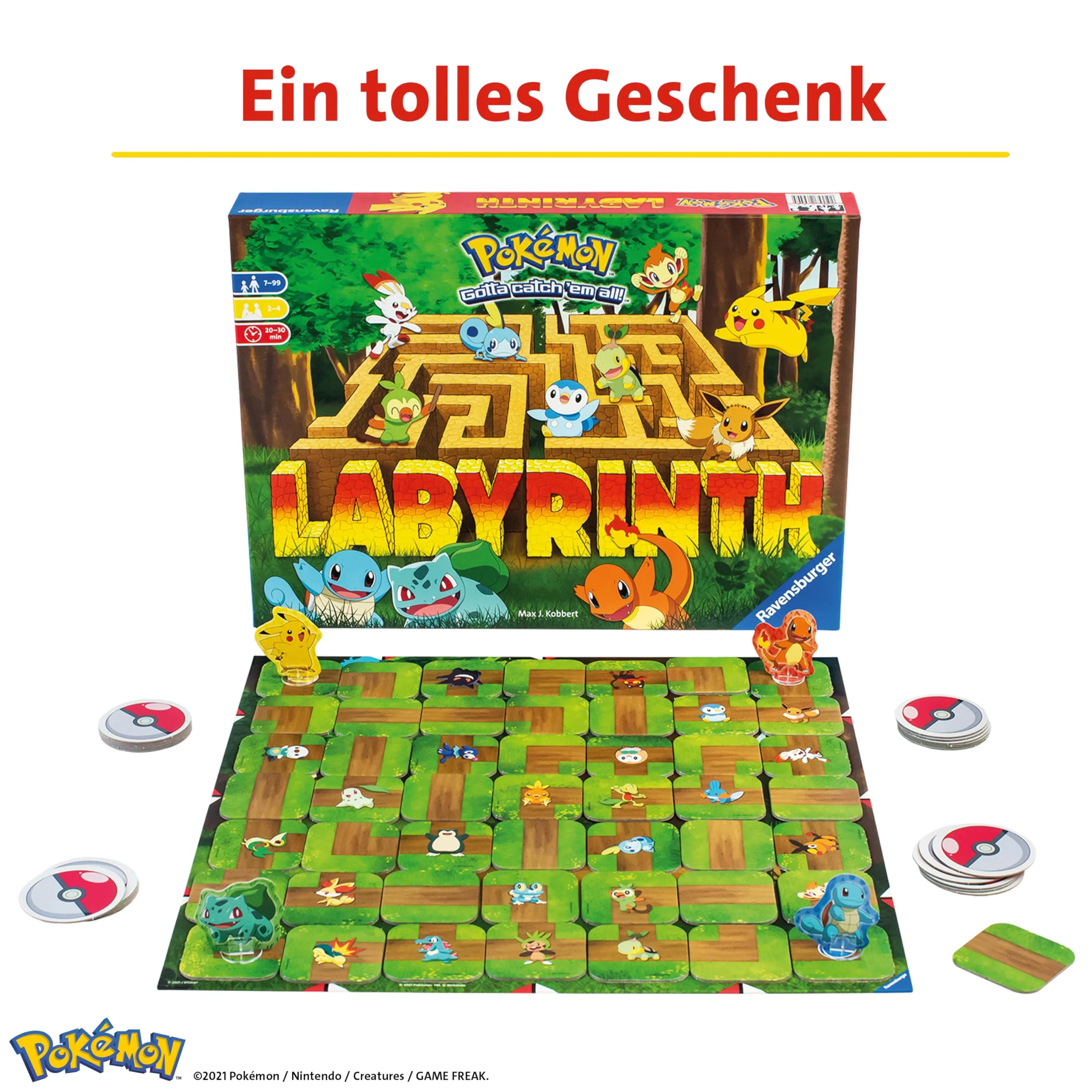 Ravensburger 26949 - Pokémon Labyrinth - Familienspiel für 2-4 Spieler ab 7 Jahren - Image 6