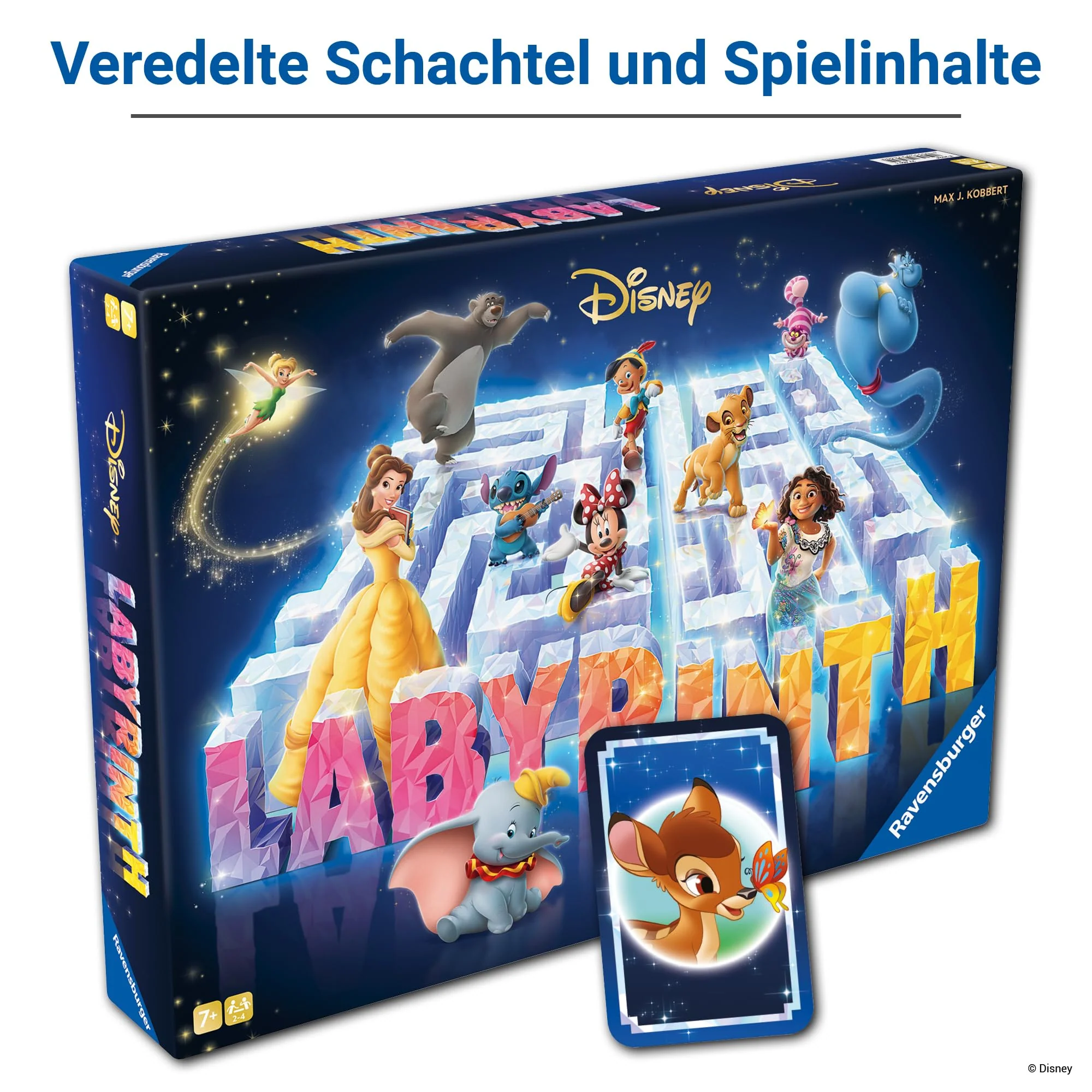 Ravensburger 27460 - Disney Labyrinth - Der Familienspiel-Klassiker für 2-4 Spieler, Spiel ab 7 Jahren mit den beliebtesten Disney Charakteren - Image 4