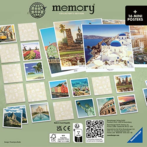 Ravensburger Collector's Memory® Schönste Reiseziele - 27379 - Das weltbekannte Gedächtnisspiel mit Bildern von Traumorten, EIN besonderes Memory® und eine tolle Inspiration für Reiselustige - Image 8