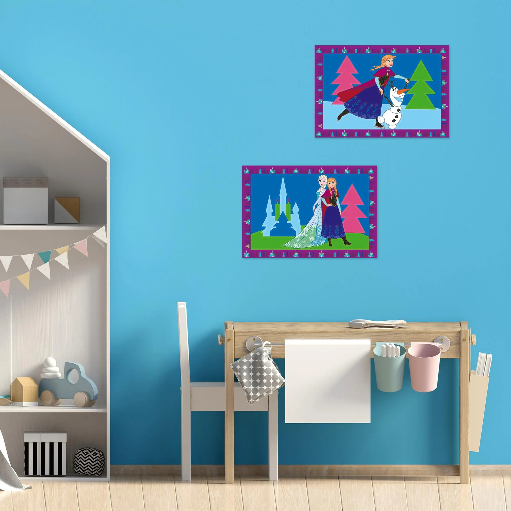 Ravensburger CreArt 27771 - Eiskönigin - Malen nach Zahlen Disney Frozen für Kinder ab 5 Jahre, Malset mit Rahmen, Pinsel und Acrylfarben, Geschenk für Mädchen und Jungen - Image 5
