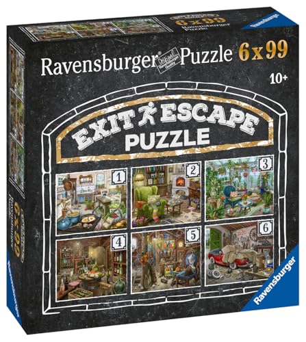 Ravensburger EXIT Puzzle - Das geisterhafte Gutshaus - 6X 99 Teile Puzzle für rätselbegeisterte Erwachsene und Kinder ab 10 Jahren - Image 10