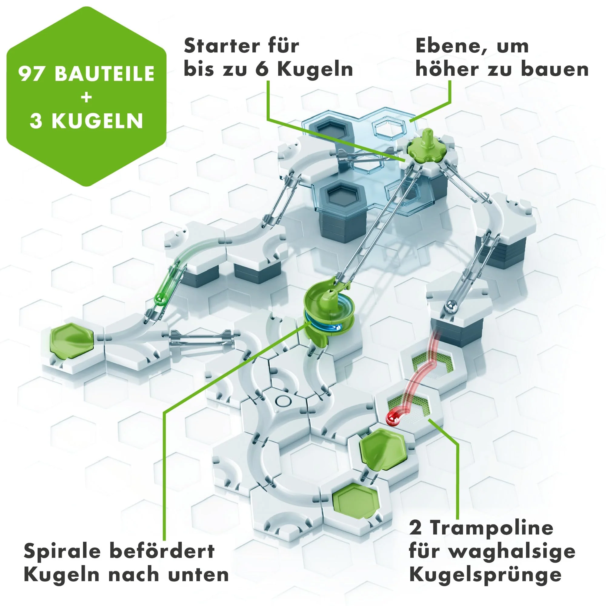 Ravensburger GraviTrax Action-Set Twist 22576. Kombinierbar mit Allen Starter-Sets, Extensions und Elements, Konstruktionsspielzeug für Kinder ab 8 Jahren - Image 7