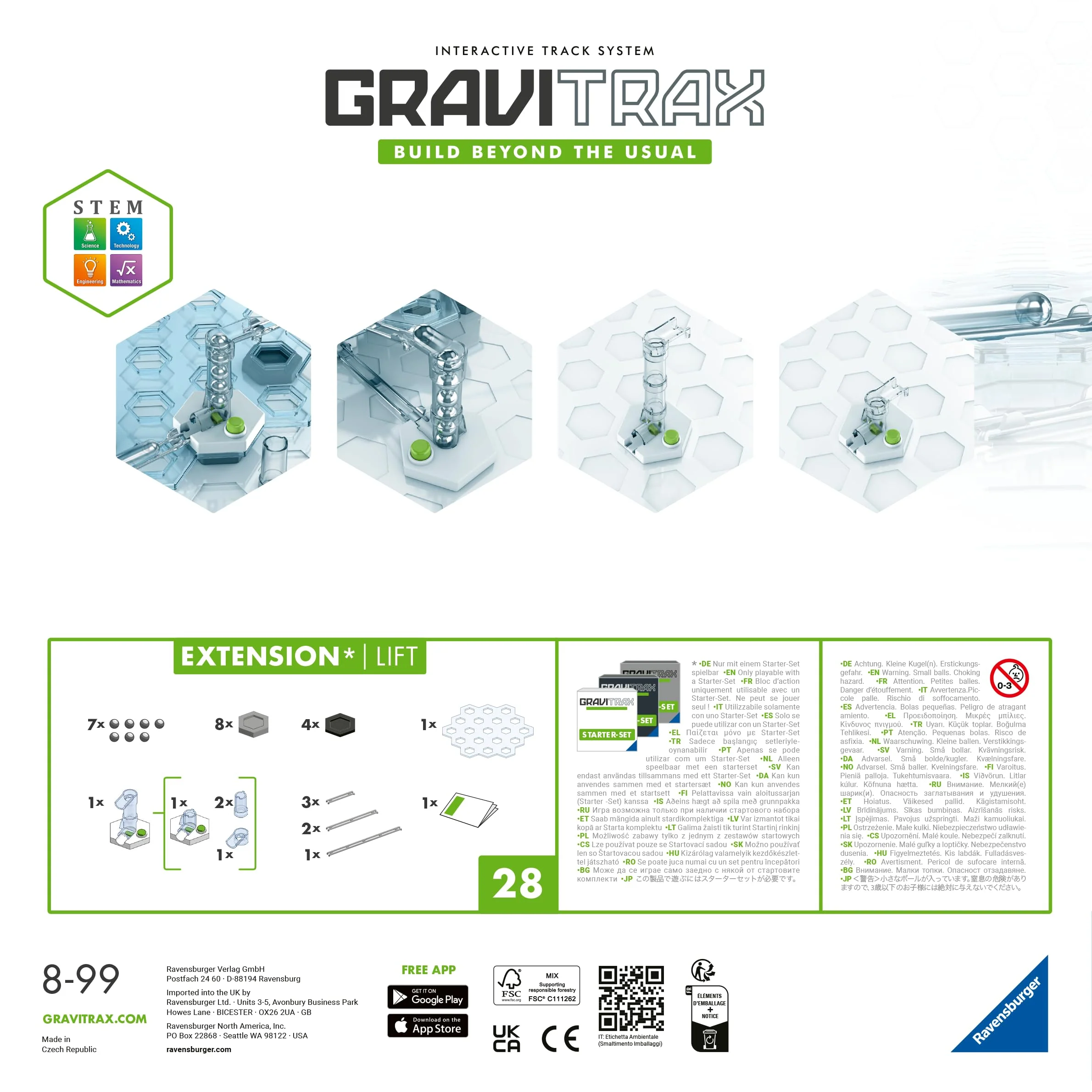 Ravensburger GraviTrax Extension Lift 22419 - Erweiterung für deine Kugelbahn - Murmelbahn und Konstruktionsspielzeug ab 8 Jahre - Image 5