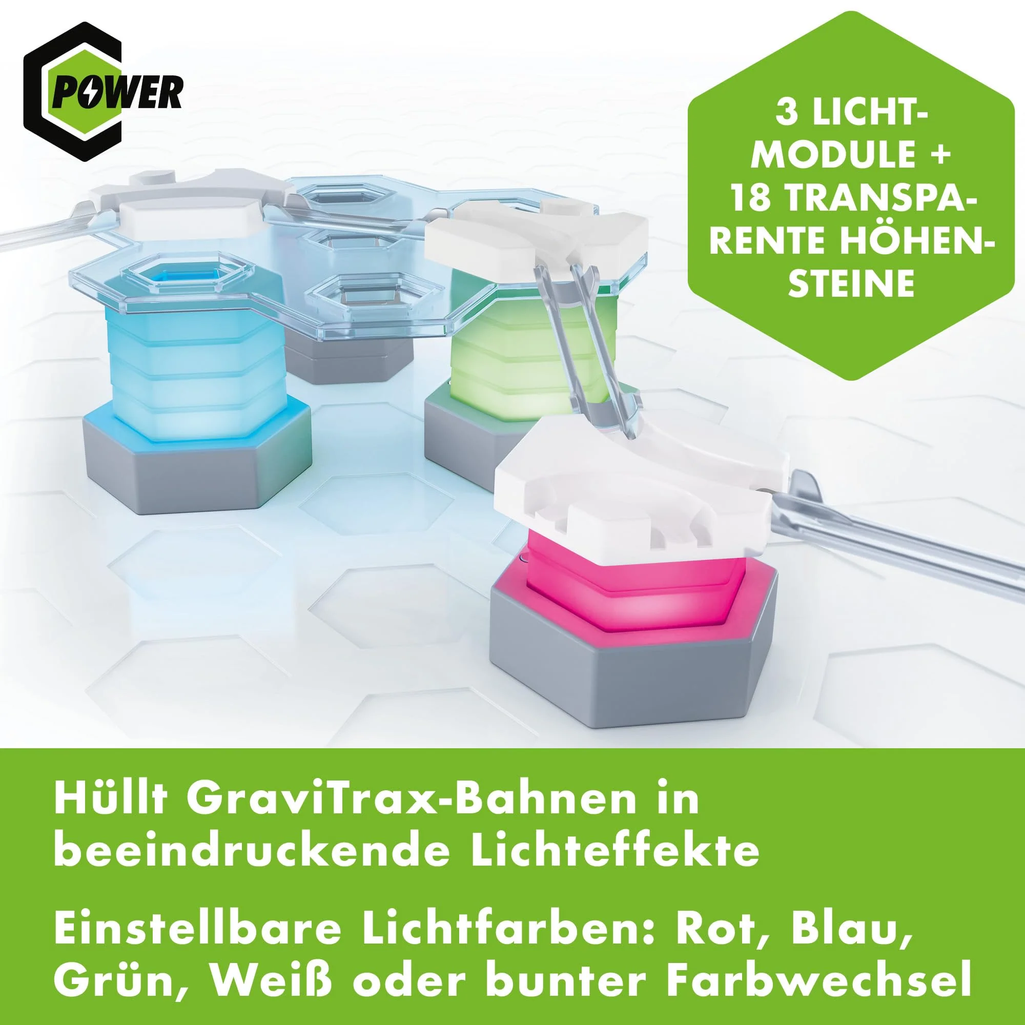 Ravensburger GraviTrax POWER Element Light 27467 - elektronische Erweiterung für deine Kugelbahn - Murmelbahn und Konstruktionsspielzeug ab 8 Jahre - Image 7