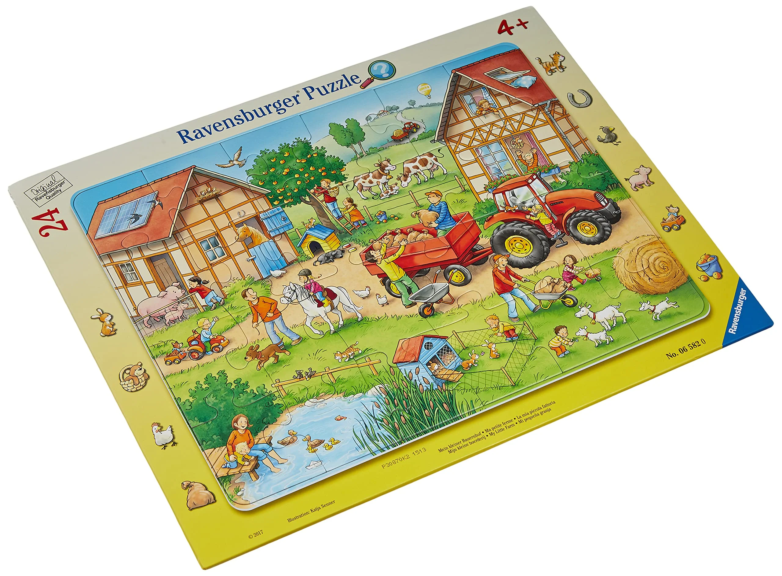 Ravensburger Kinderpuzzle - 06582 Mein Kleiner Bauernhof - Rahmenpuzzle für Kinder ab 4 Jahren, mit 24 Teilen - Image 3