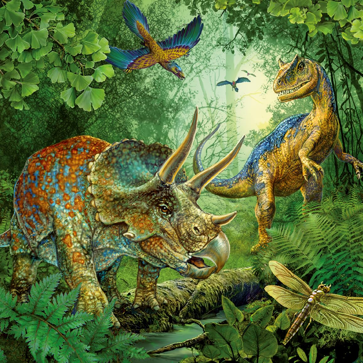Ravensburger Kinderpuzzle - 09317 Faszination Dinosaurier - Puzzle für Kinder ab 5 Jahren, mit 3x49 Teilen - Image 6