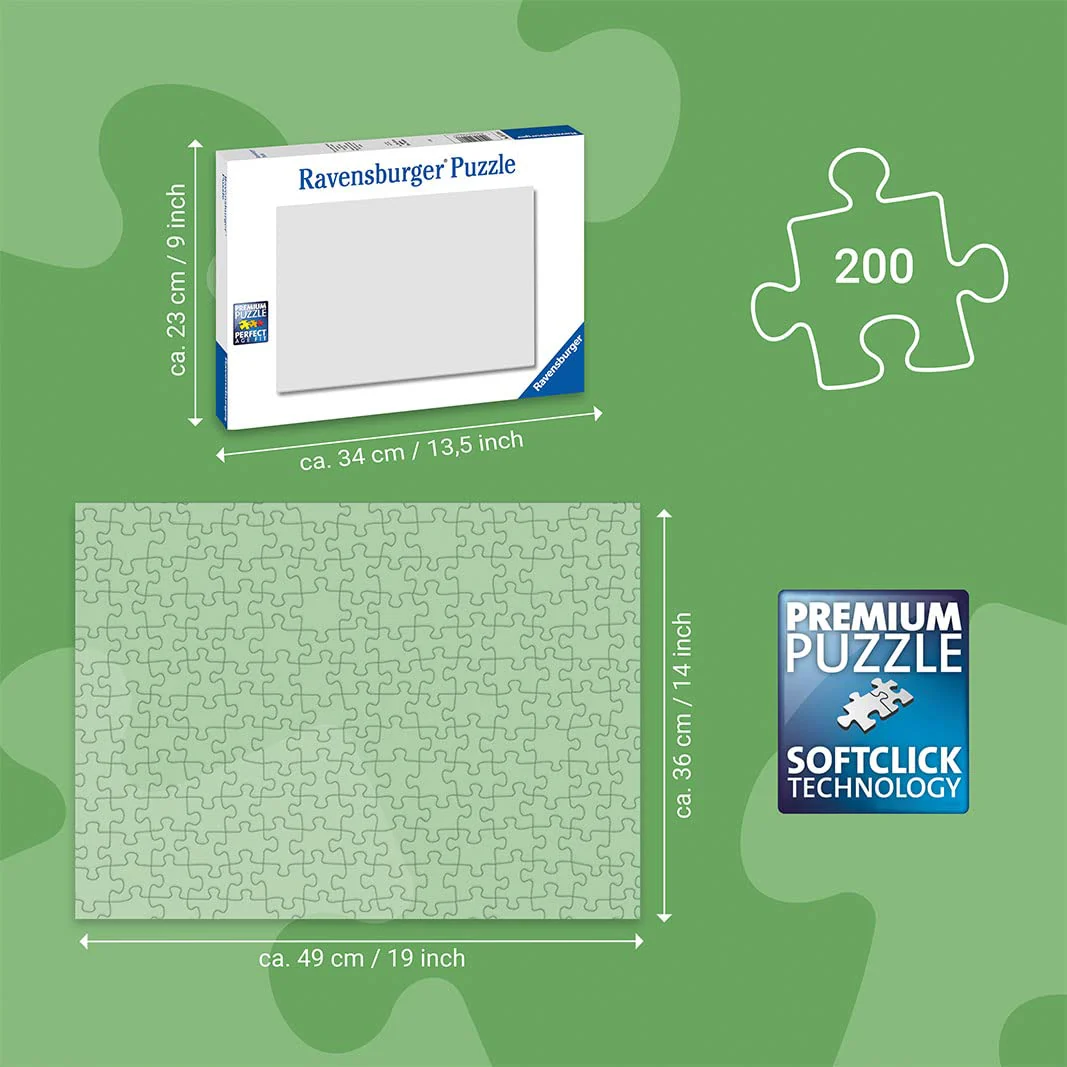 Ravensburger Kinderpuzzle - 12000872 Leuchtendes Schmetterlingseinhorn - 200 Teile XXL Puzzle für Kinder ab 8 Jahren, Leuchtet im Dunkeln - Image 4