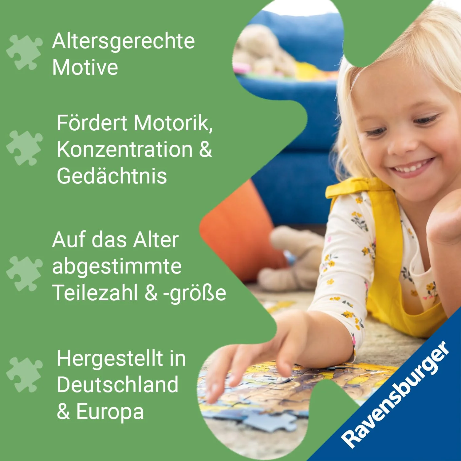 Ravensburger Kinderpuzzle - 12004109 Bluey - Rahmenpuzzle für Kinder ab 3 Jahren, mit 15 Teilen - Image 3
