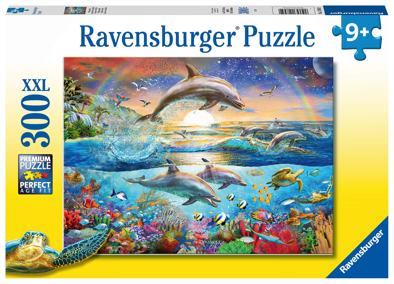 Ravensburger Kinderpuzzle - 12895 Delfinparadies - Unterwasserwelt-Puzzle für Kinder ab 9 Jahren, mit 300 Teilen im XXL-Format - Image 6