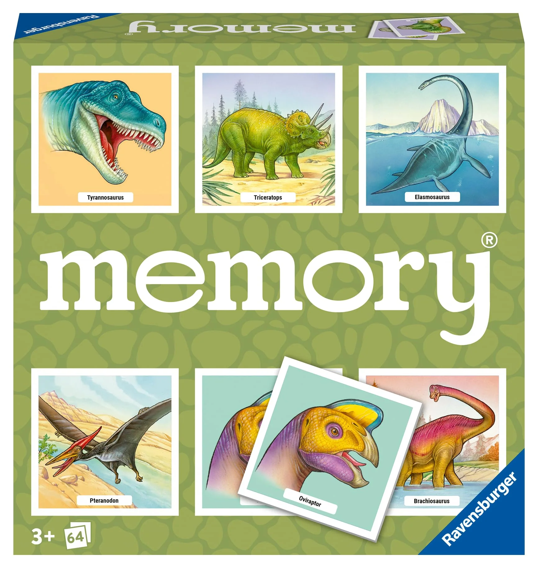 Ravensburger Memory® Dinosaurier - 20924 - der Spieleklassiker für Dino-Fans, Merkspiel für 2-8 Spieler ab 3 Jahren - Image 6