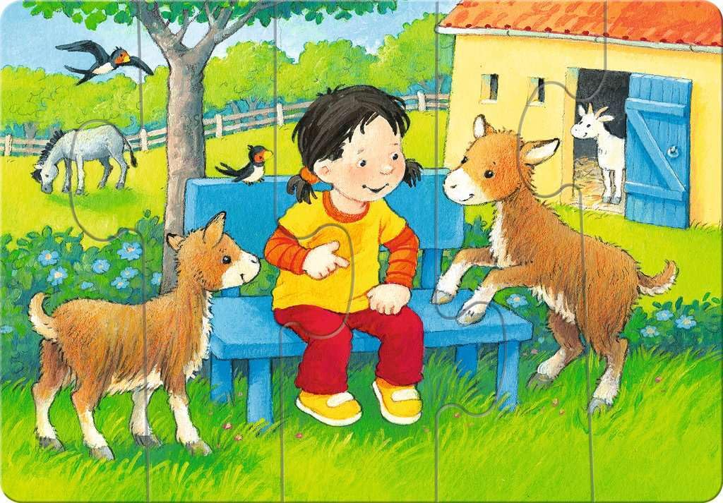 Ravensburger ministeps 4169 Mein allererstes Puzzle: Streichelzoo - 4 erste Puzzles mit 2-5 Teilen, Spielzeug ab 18 Monate - Image 3