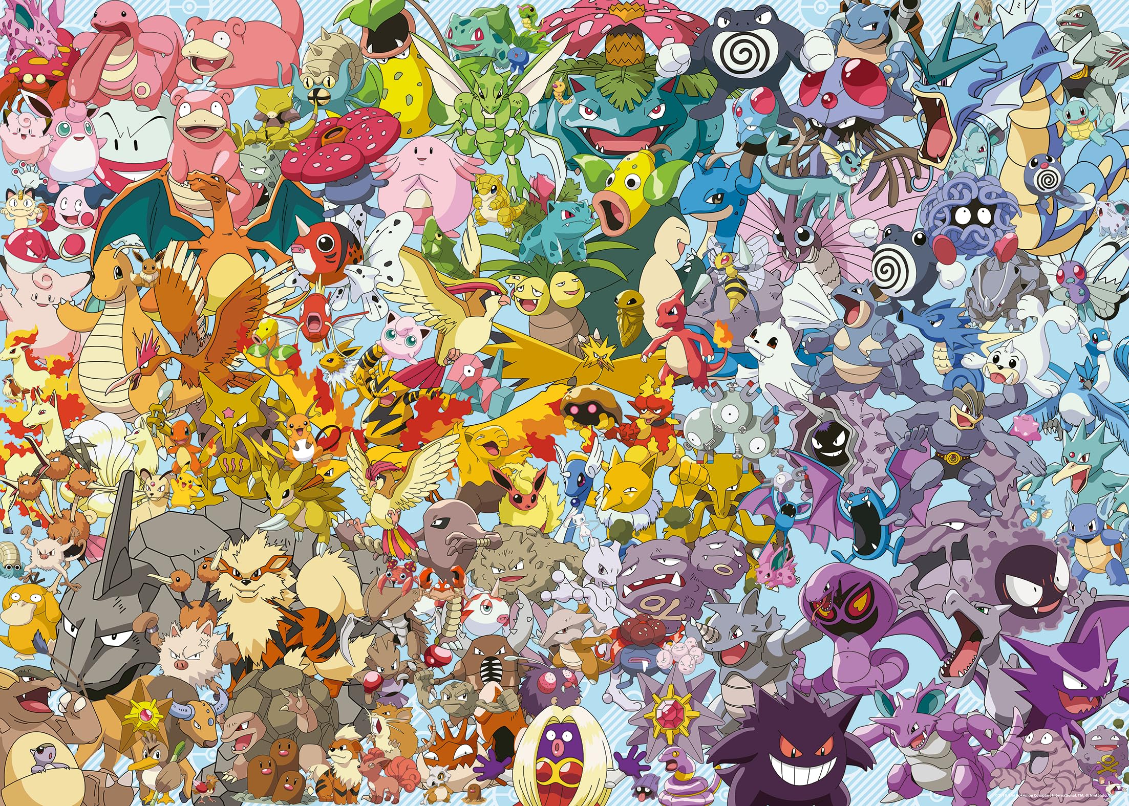 Ravensburger Puzzle 12000460 - Challenge Pokémon - 1000 Teile Puzzle für Erwachsene und Kinder ab 14 Jahren, Pokémon Geschenke