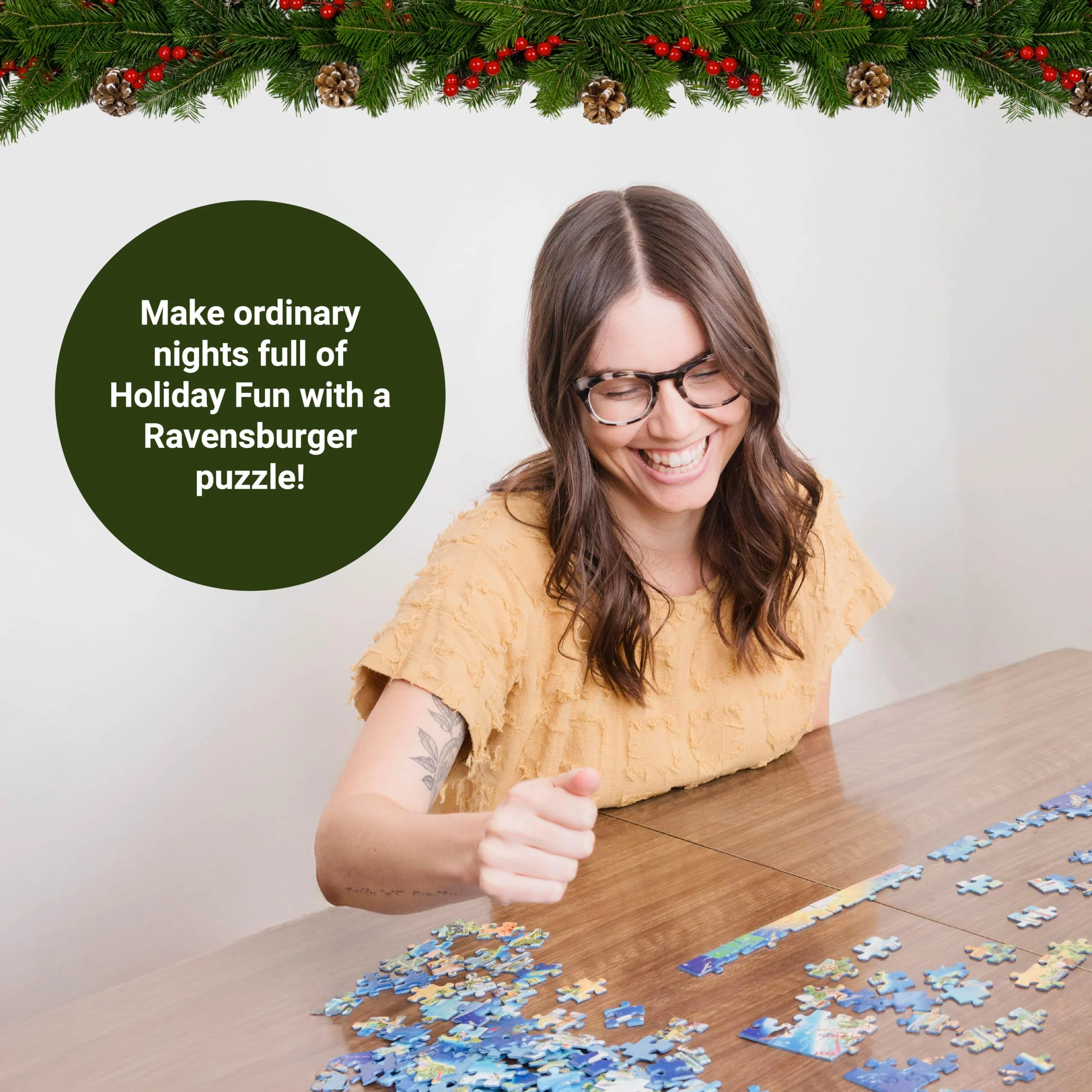 Ravensburger Puzzle 12000718 - Fröhlicher Unfug - 1000 Teile Puzzle für Erwachsene und Kinder ab 14 Jahren, Weihnachts-Puzzle - Image 3