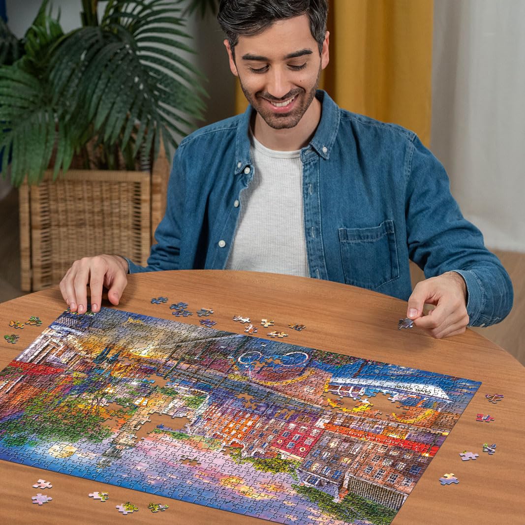 Ravensburger Puzzle 12000884 - Sonnenuntergang Amsterdam - 1000 Teile Puzzle für Erwachsene und Kinder ab 14 Jahren, Stadt-Puzzle Amsterdam - Image 4