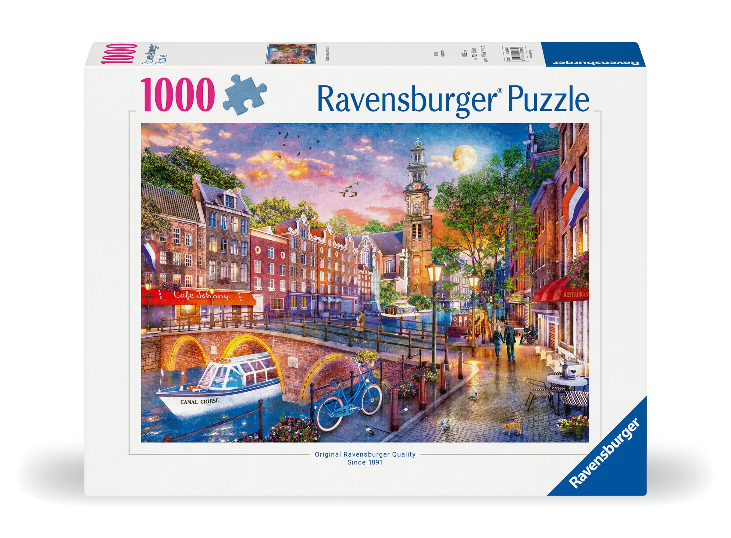 Ravensburger Puzzle 12000884 - Sonnenuntergang Amsterdam - 1000 Teile Puzzle für Erwachsene und Kinder ab 14 Jahren, Stadt-Puzzle Amsterdam - Image 6