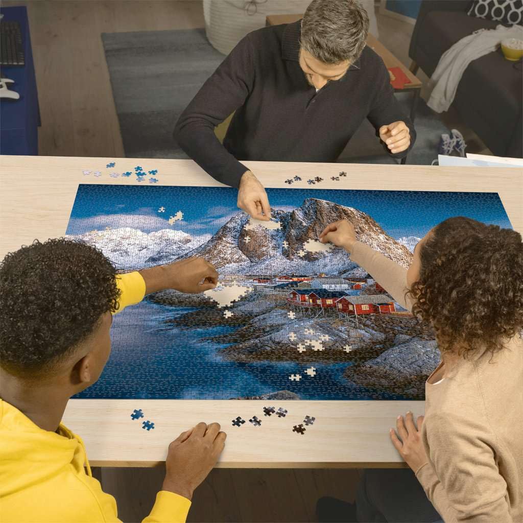 Ravensburger Puzzle 17081 - Hamnoy, Lofoten - 3000 Teile Puzzle für Erwachsene und Kinder ab 14 Jahren, Puzzle mit Landschafts-Motiv von Norwegen - Image 4