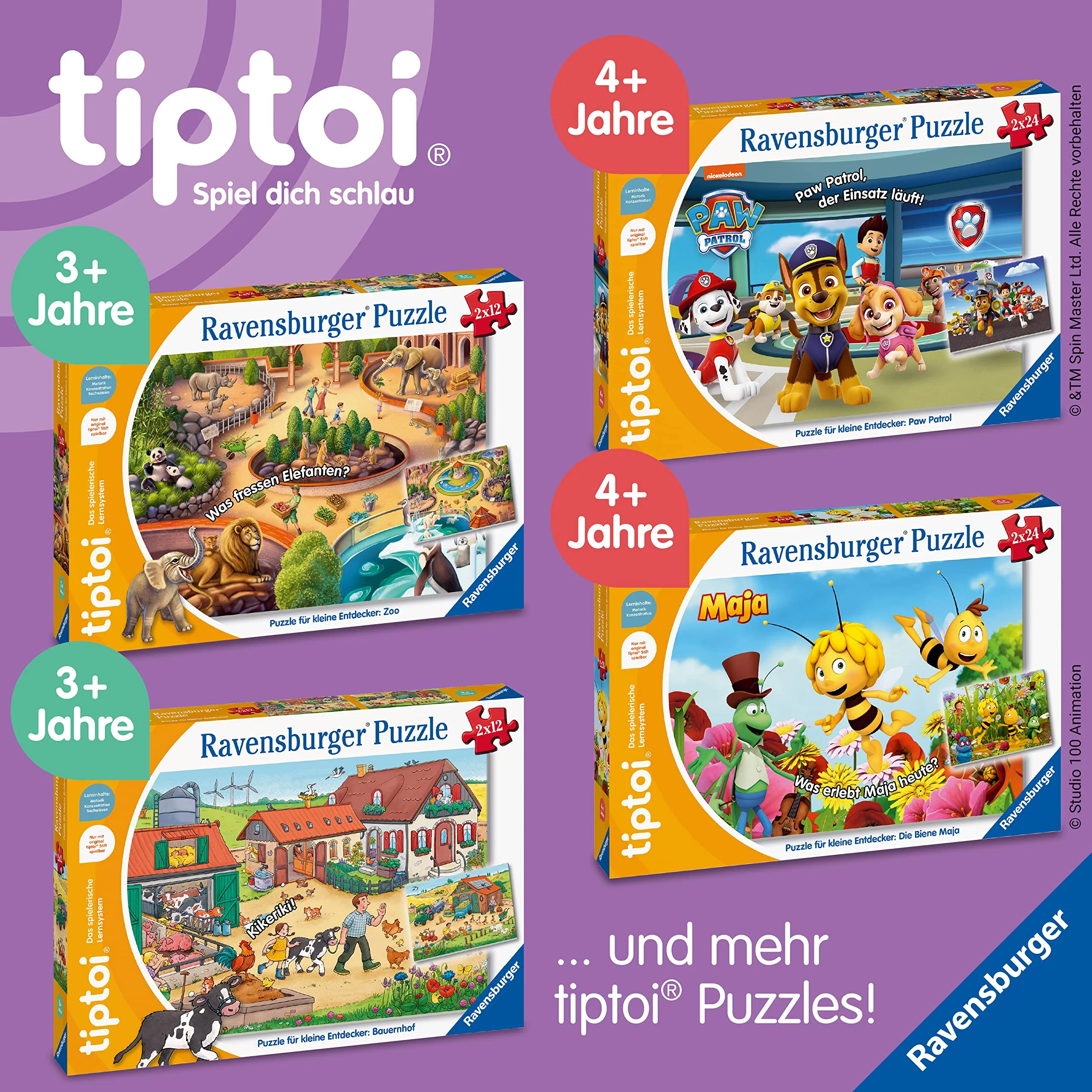 Ravensburger tiptoi Puzzle 00135 Puzzle für kleine Entdecker: Paw Patrol, Kinderpuzzle für Kinder ab 4 Jahren, Paw Patrol Spielzeug für 1 Spieler, Paw Patrol Geschenke - Ostergeschenke für Kinder - Image 3