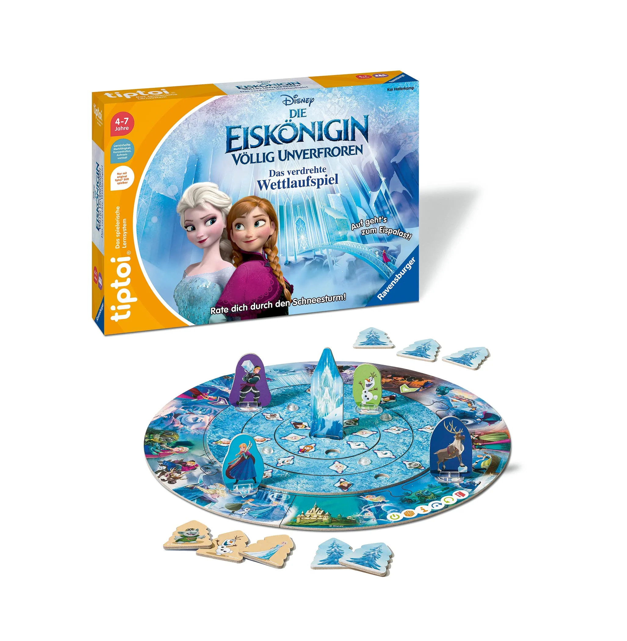 Ravensburger tiptoi Spiel 00116 - Disney Die Eiskönigin - Völlig Unverfroren: Das verdrehte Wettlaufspiel - EIN magisches Quiz-Spiel ab 4 Jahren - Image 10