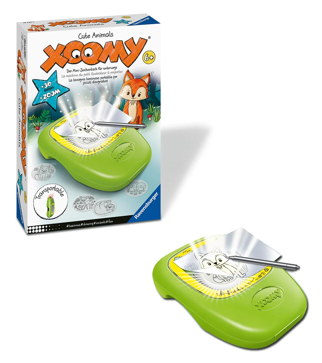 Ravensburger Xoomy Midi Cute Animals - Projektor zum Zeichnen süßer Tiere für Kinder ab 6 Jahren, kreatives Zeichnen und Malen für Mädchen und Jungen, 18445 - Image 3