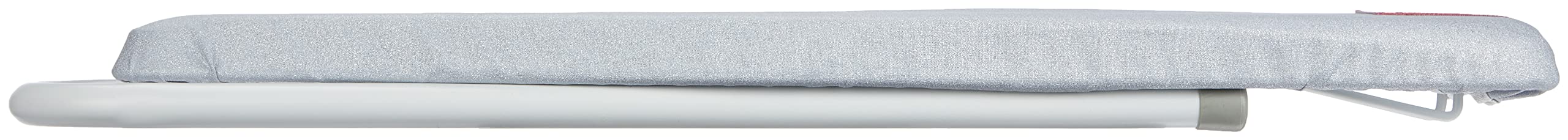Rayen | Ärmelbügelbrett | Aluminiumbezug | Klappbar | Anti-Schließsystem | Durchlöchertes Brett | Mattweiß | Maße: 52 x 11 cm, Grau - Image 4