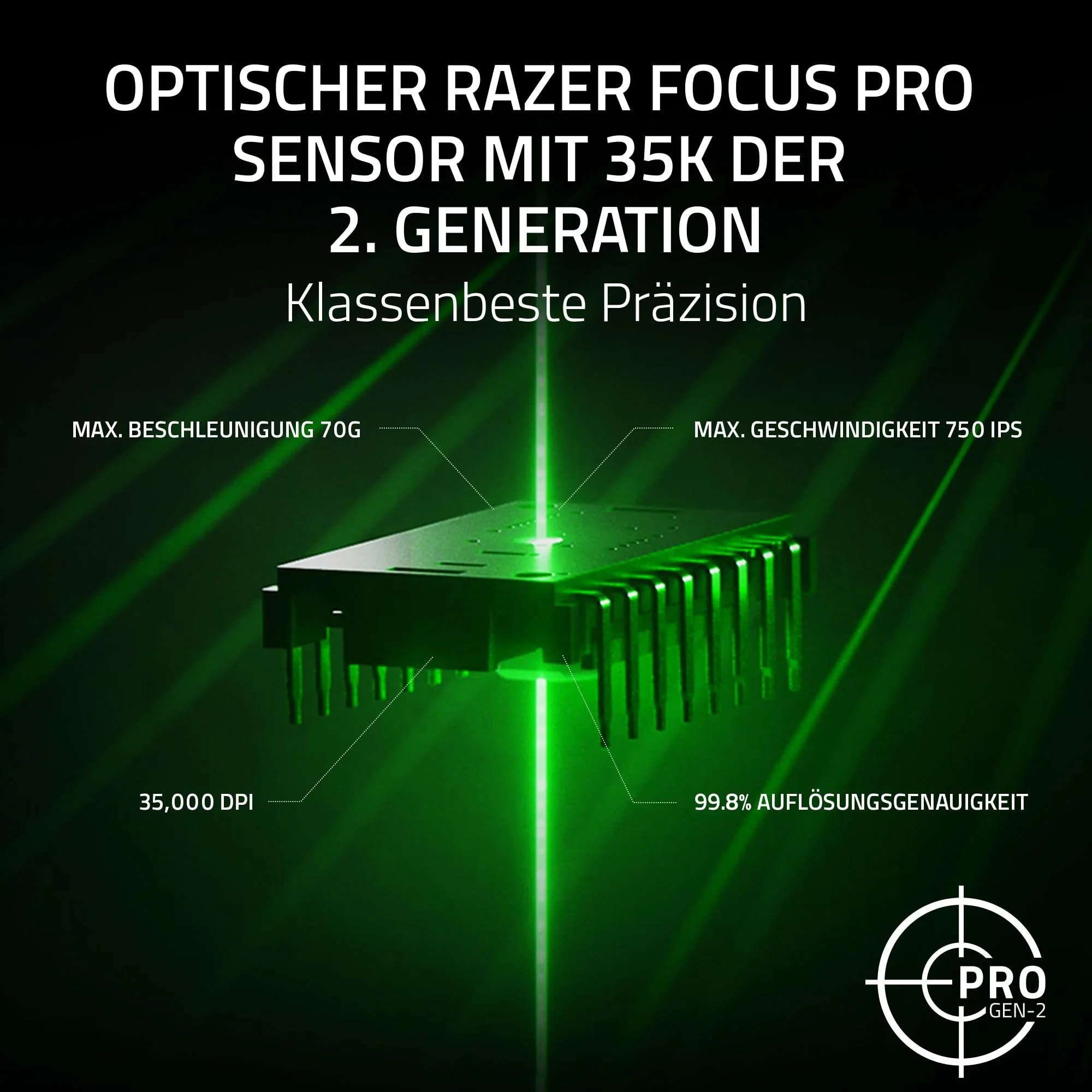 Razer Basilisk V3 Pro 35K - Vollständig anpassbare kabellose ergonomische Gaming-Maus mit Chroma RGB - 35K optischer Sensor (konfigurierbares Rad, 1K Hz Polling-Rate, 13 anpassbare Tasten) Schwarz - Image 8